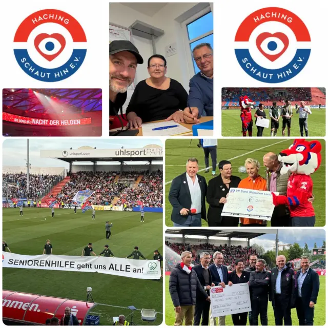 ❤️💙 AUS Haching – FÜR die Region! Ein Blick hinter die Kulissen von Haching schaut hin e.V.

Bei Haching schaut hin e.V. engagieren wir uns tagtäglich mit Herzblut für Menschen, die Unterstützung brauchen – direkt hier bei uns in der Region.

👵👴 Jeden Monat helfen wir Seniorinnen und Senioren – ob durch finanzielle Unterstützung oder besondere Erlebnisse, wie kürzlich ein gemeinsamer Besuch auf der Wiesn 🥨 oder ein Besuch beim Friseur 💇🏼‍♂️.

☺️Immer wieder begleiten wir individuelle Einzelschicksale und dürfen im Stadion in der Halbzeitpause bei Spielen der Spielvereinigung Unterhaching symbolisch Schecks übergeben – oder selbst Spenden entgegennehmen. Ein bewegender Moment jedes Mal!

📋 Doch unser Engagement findet nicht nur in der Öffentlichkeit, wie auf dem Spielfeld oder bei Veranstaltungen statt. Heute stand unsere Vorstandssitzung und Büroarbeit an – wir bereiten die Mitgliederversammlung vor, unsere Teilnahme am Unterhachinger Weihnachtsmarkt und planen bereits Aktionen in 2026: 

🌟 Im Januar unterstützen wir wieder die “Nacht der Helden” von Radio Gong – eine großartige Aktion für all die Ehrenamtlichen, die an Silvester im Dienst sind, damit wir sicher feiern können.

❤️💙Danke an alle, die uns auf diesem Weg begleiten – als Unterstützer:innen, Mitglieder, Spender:innen oder einfach als Menschen, die hinschauen. 🙏

Wir freuen uns natürlich über jede weitere Unterstützung, Spende oder auch eine Mitgliedschaft 
https://www.spvggunterhaching.de/wp-content/uploads/2025/09/Mitgliedsantrag_ordentliches_Mitglied.pdf

#HachingSchautHin #Ehrenamt #Unterhaching #GemeinsamStark #NachtDerHelden #Seniorenhilfe
#SpielvereinigungUnterhaching #SozialesEngagement
